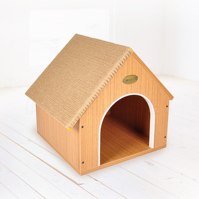 【MOMOCAT】W02 Cat Scratch House-Three Wood Colors - อุปกรณ์แมว - ไม้ 