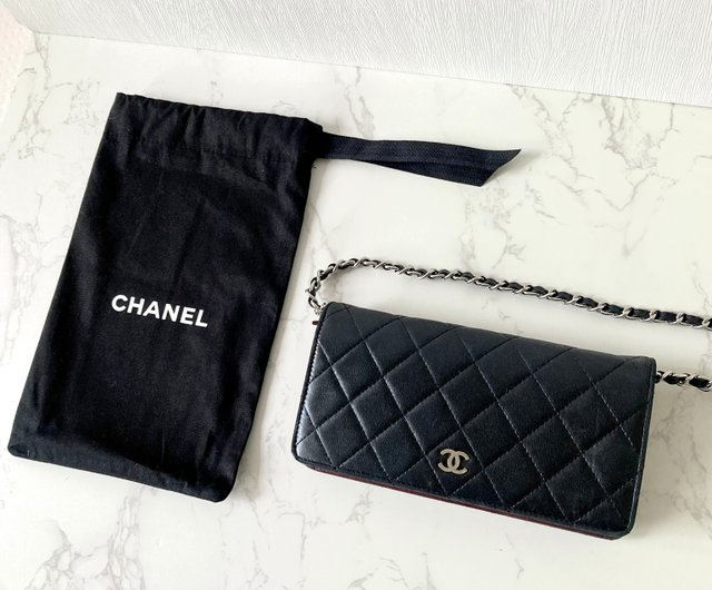 chanel sling wallet