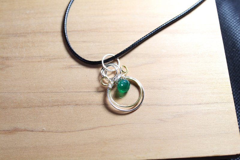 Green Chalcedony Mountain Dew Necklace - Necklaces - Gemstone Green