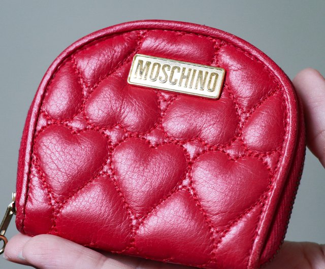 Vintage Moschino Quilted Heart Pattern Coin Purse - Shop Folklore Wallets -  Pinkoi