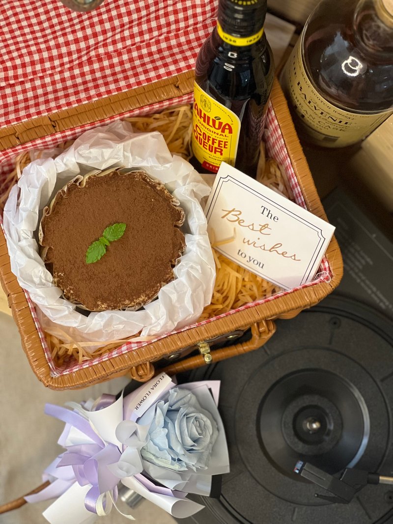 大人的 咖啡蘭姆提拉米蘇巴斯克 - 6吋 - 蛋糕/甜點 - 其他材質 