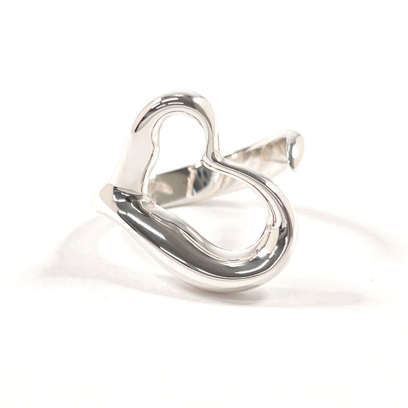 【日本直送 中古美品】12号 ティファニー TIFFANY&Co. リング・指輪 オープンハート エルサペレッティ - 戒指 - 純銀 銀色