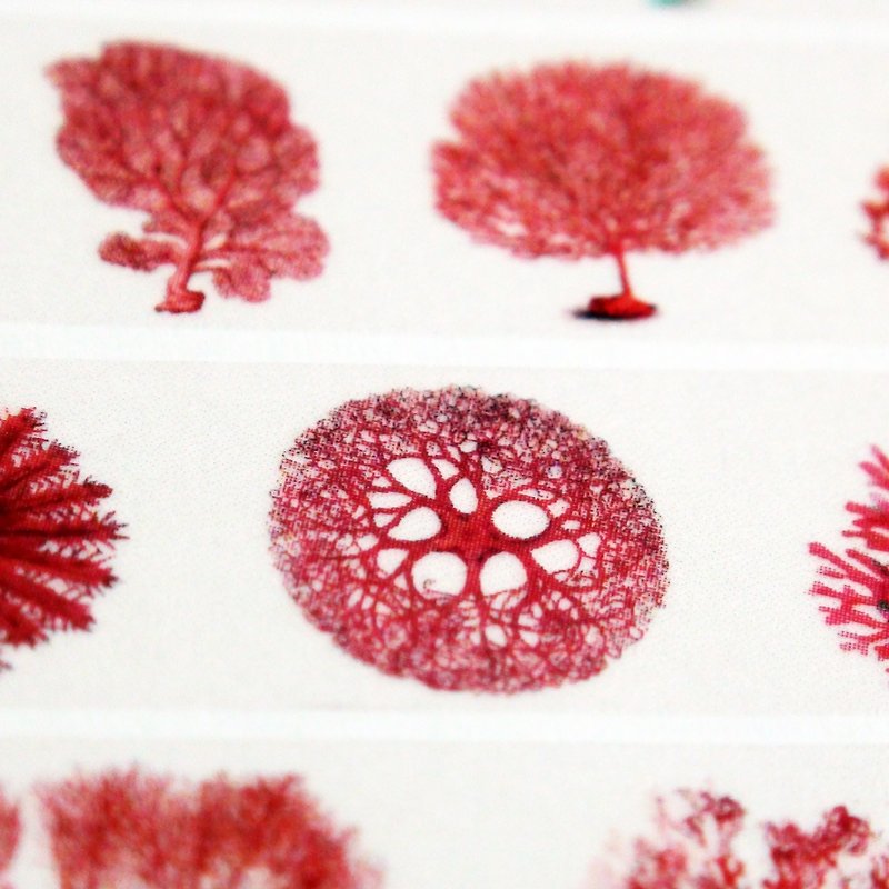 Customized Mini Washi Tape Red Coral - Washi Tape - Paper 