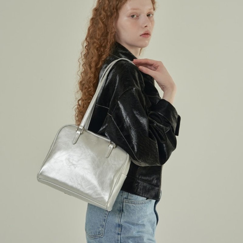 韓國品牌 SQUARE line Diore 手提上肩袋 - 手提包/手提袋 - 人造皮革 