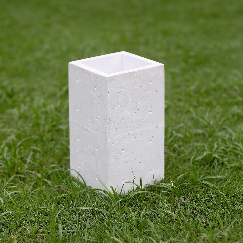 Clear water mold square Cement flower pot - ตกแต่งต้นไม้ - ปูน 