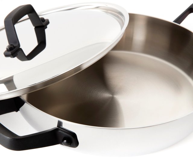 HOLA 316 composite Stainless Steel frying pan 28cm - Shop  hola-testritegroup Cookware - Pinkoi