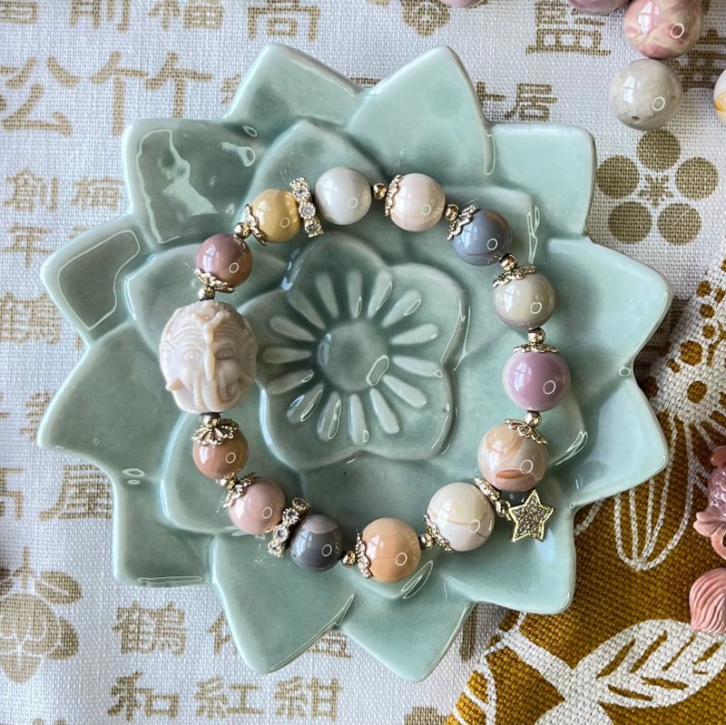 He Ye Xiangshen Bracelet Caramel Symphony Alashan - สร้อยข้อมือ - เครื่องประดับพลอย 