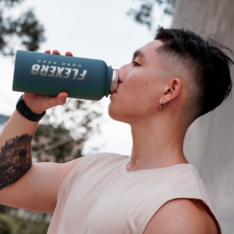 FLEXER8 1L Stainless Steel Double Wall Water Bottle - กระบอกน้ำร้อน - สแตนเลส หลากหลายสี