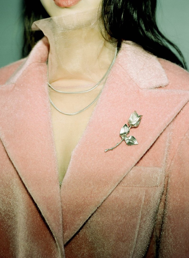 Two Chains 系列 古巴雙條項鏈 銀鈀金 - 項鍊 - 銅/黃銅 