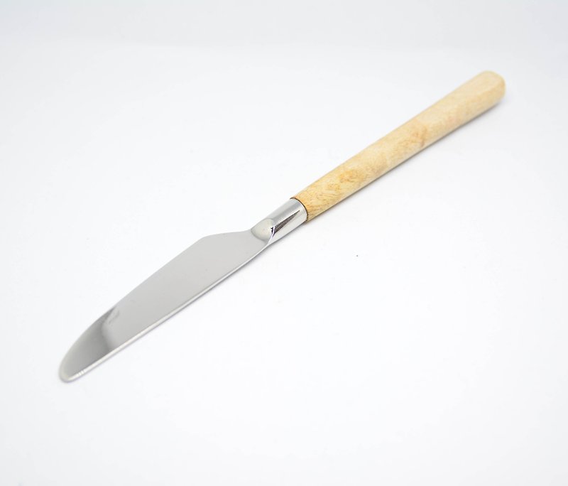 Mango Wooden Handle Cutlery Set_Wooden Handle Spatula_Fair Trade - ช้อนส้อม - โลหะ สีเงิน