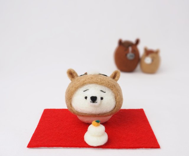 2026年干支(午) 馬になりきるまゆ柴犬(赤柴・黒柴・白柴)正月飾り