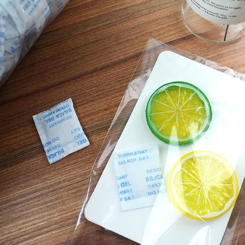 Chuyu non-woven moisture-proof bag/water glass drying bag/food grade desiccant-2000 pcs - วัสดุห่อของขวัญ - วัสดุอื่นๆ ขาว