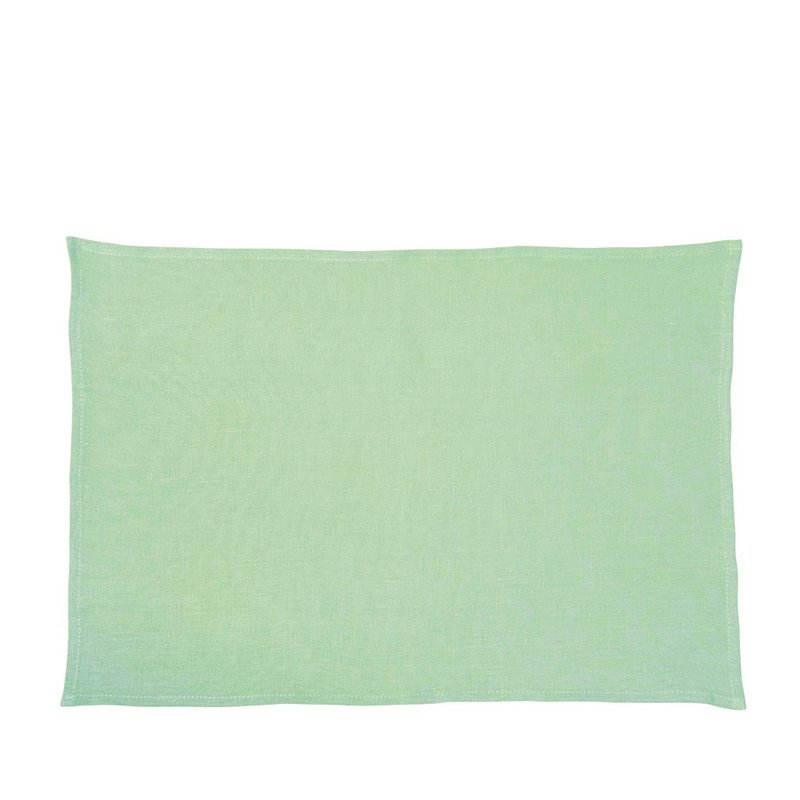 Germany IHR-cotton placemat-linen light green cloth placemat - ผ้ารองโต๊ะ/ของตกแต่ง - ผ้าฝ้าย/ผ้าลินิน หลากหลายสี