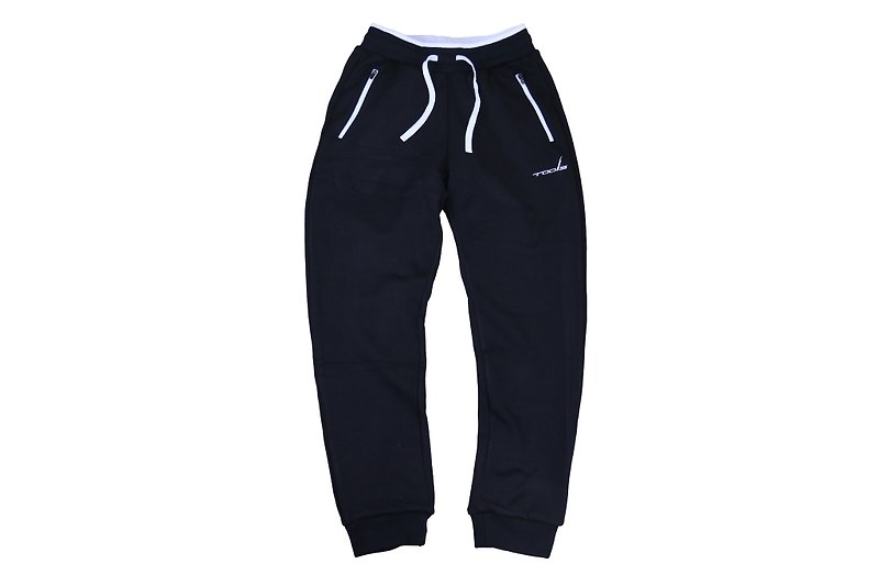 ✛ tools ✛ function Fuge bristles black trousers :: :: :: Super warm neutral bristle trousers :: :: men and women can wear - กางเกงขายาว - เส้นใยสังเคราะห์ สีดำ