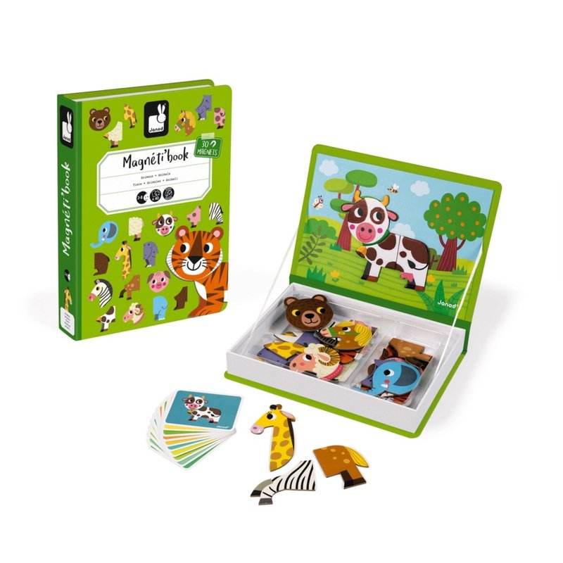 法國Janod 磁鐵遊戲書-我的動物朋友 - 寶寶/兒童玩具/玩偶 - 其他材質 