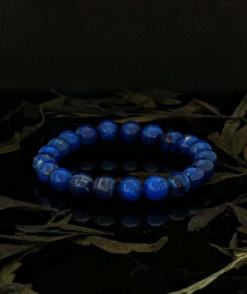 舊礦青金石 9.3mm 手鍊 ( Lapis 9.3mm Bracelet ) - 手鍊/手環 - 寶石 
