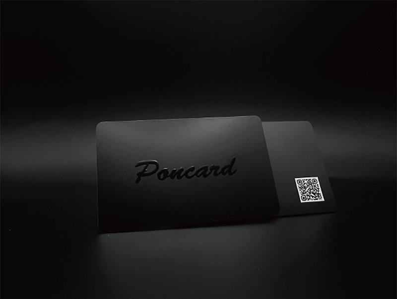 カスタマイズされたマットブラックのタッチカード（備考欄に中国語または英語の名前をご記入ください） - ガジェット - プラスチック ブラック