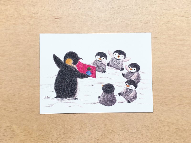 幼兒園的聽故事時間 明信片 - 卡片/明信片 - 紙 白色