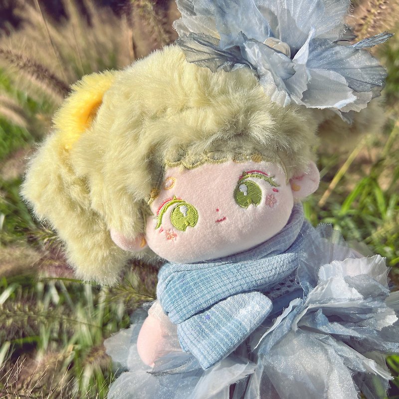 [Tuanzi Rabbit] Hand-made baby scarf first dyed plaid series Cotton dolls are suitable - ของเล่นเด็ก - ผ้าฝ้าย/ผ้าลินิน หลากหลายสี