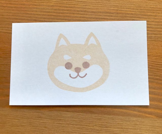 消しゴムスタンプ 柴犬 - ショップ SUNDAY stamp and more 印鑑