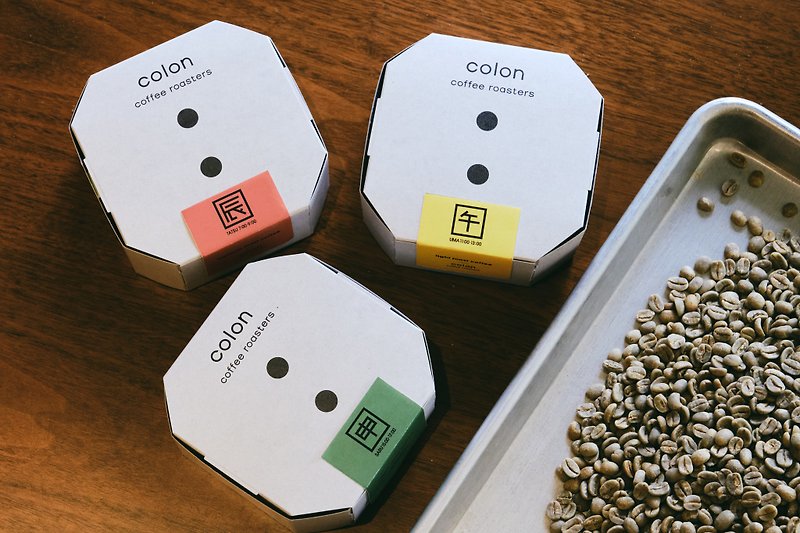 [Ground Coffee / Pinkoi exclusive package] colon coffee BOXSET (TATSU, UMA, SARU) - กาแฟ - กระดาษ 