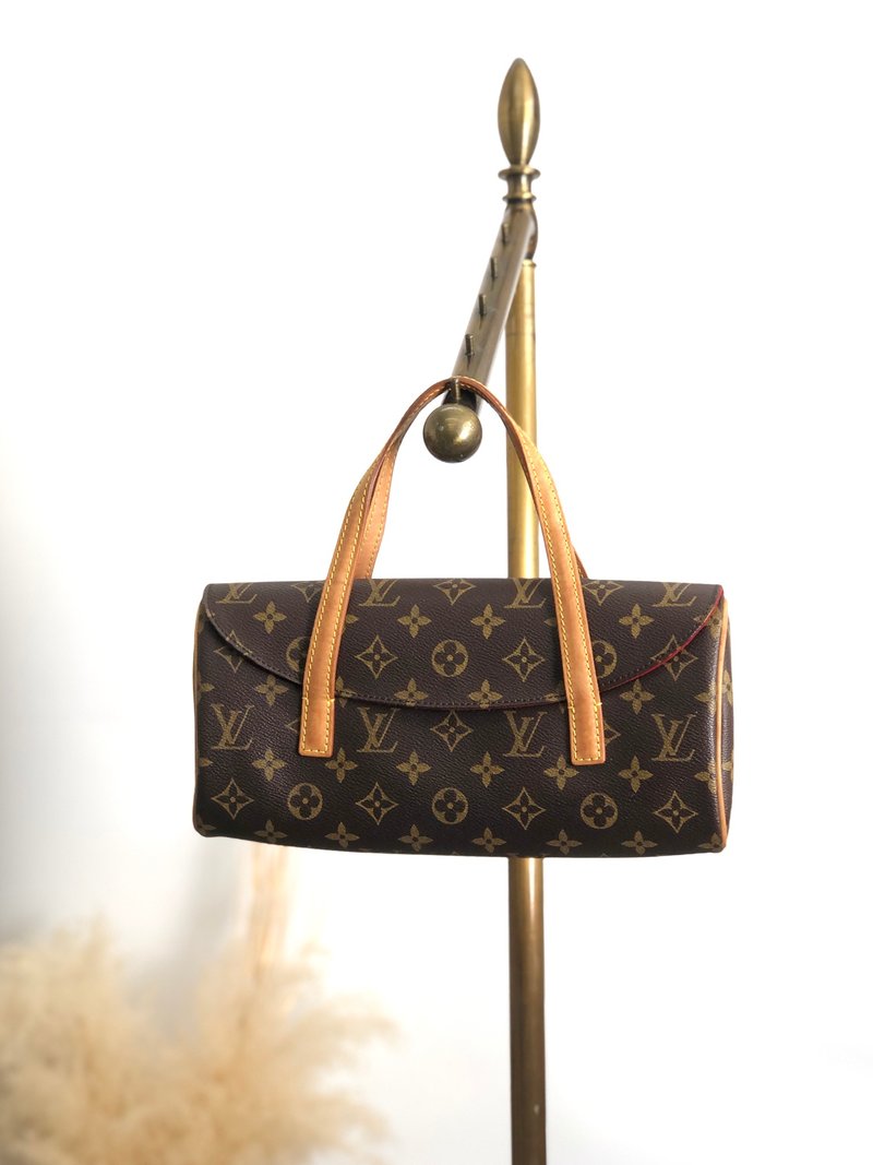 【 日本直送　名牌中古包 】LOUIS VUITTON ルイヴィトン モノグラム ハンドバッグ ブラウン M51902 ソナチネ vintage  ydb6t5 - 手提包/手提袋 - 防水材質 咖啡色