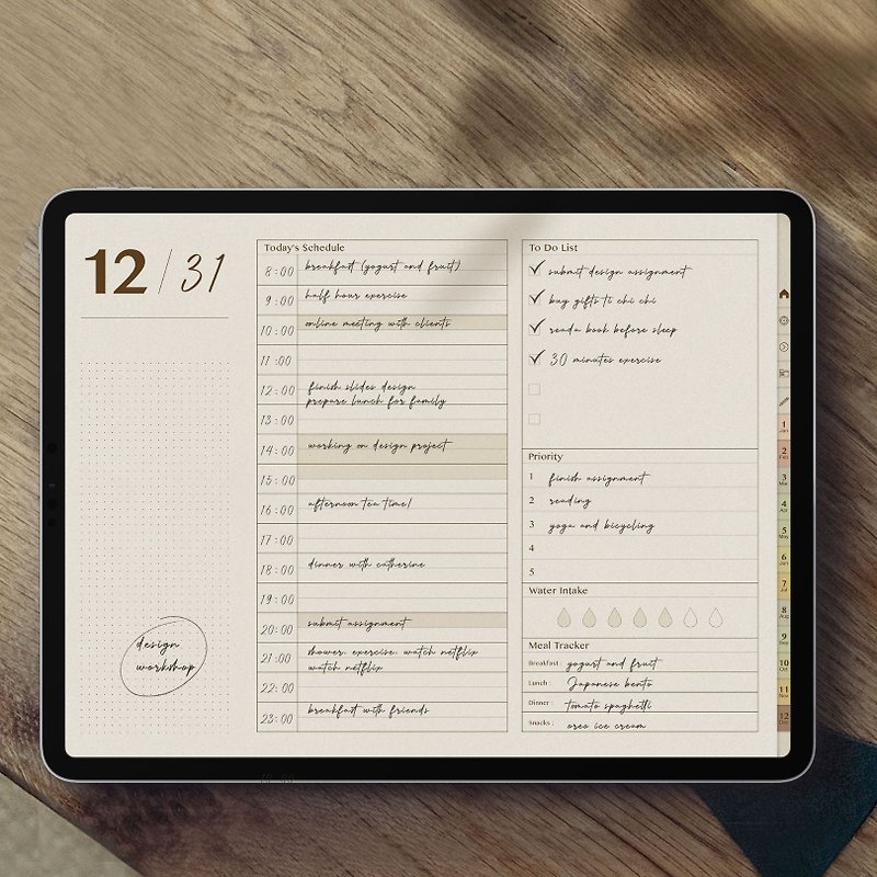 2022 Digital Planner | Goodnotes/ Notability/ CollaNote digital template - Digital Planner & Materials - Other Materials 