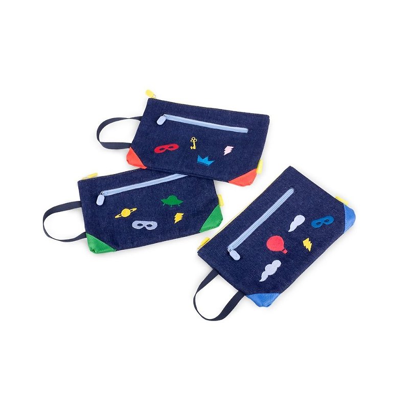 【French Super Petit】storage bag - Pencil Cases - Other Materials Blue
