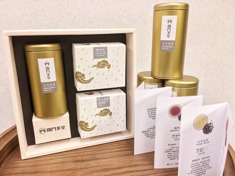 Church door tea [tea] gold red gift box (gold Xuan Chaguan / honey tea tea bags / tea bags package types) - ชา - วัสดุอื่นๆ 