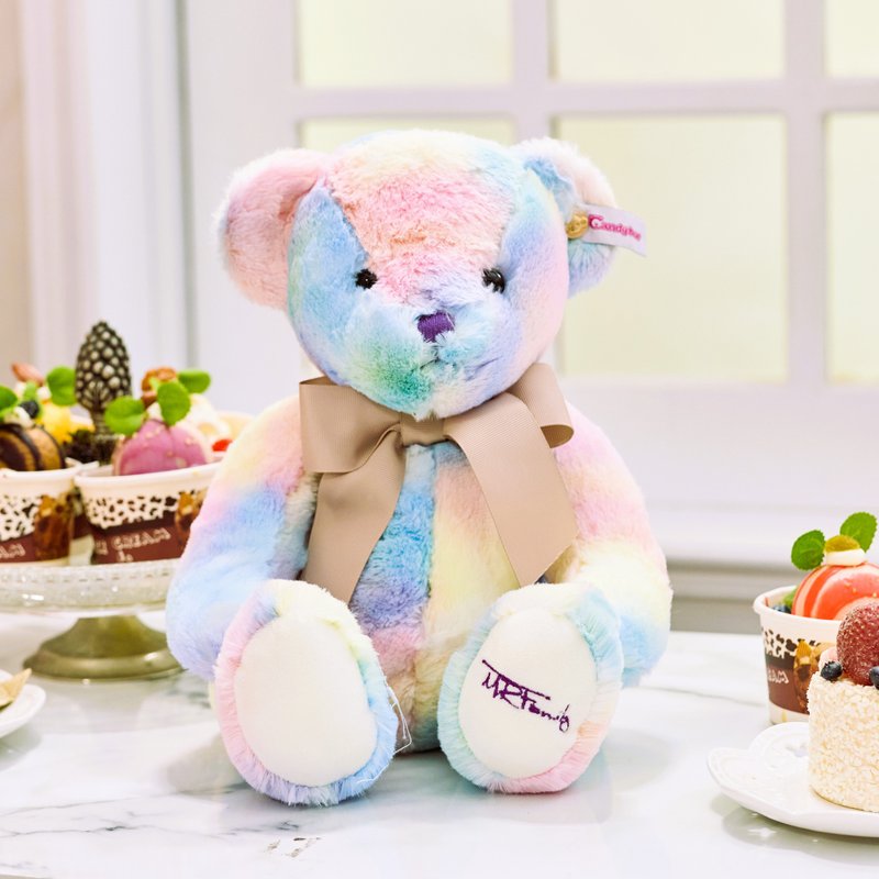 Candy Bear 彩虹英倫熊 30cm - 玩偶/公仔 - 聚酯纖維 多色
