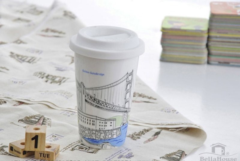 JB Design I am not a paper cup~ Golden Gate Bridge, USA - Teapots & Teacups - Porcelain 
