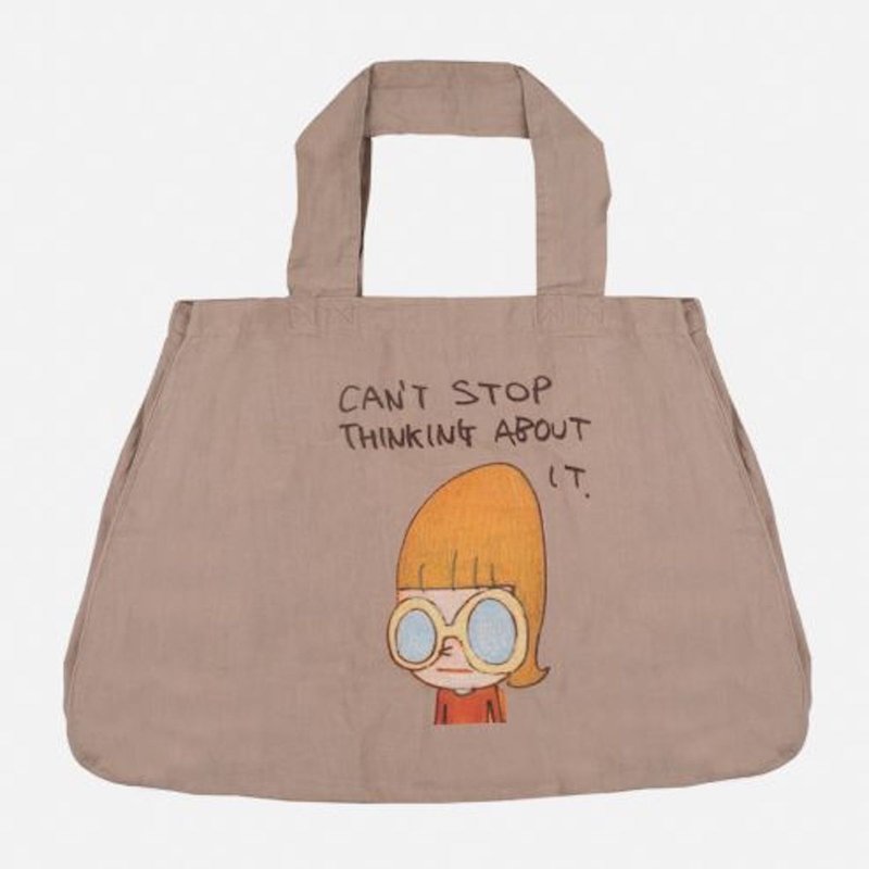 Yoshitomo Nara CAN'T STOP THINKING ABOUT IT Tote Bag - Messenger Bags & Sling Bags - Cotton & Hemp 