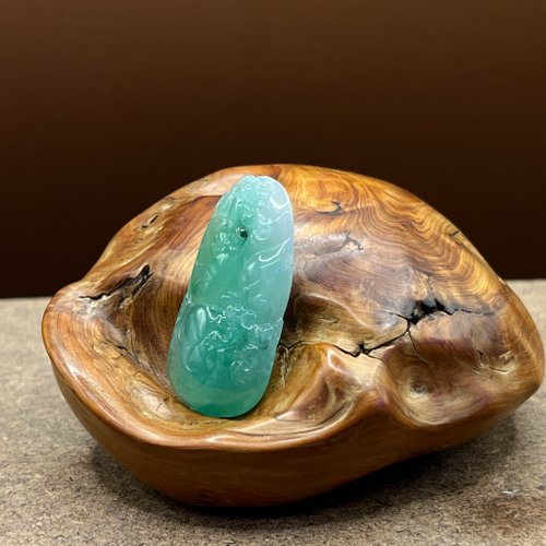 元元圓滾滾 水晶手鍊 瀚玉珠寶.天然A貨緬甸玉翡翠.冰綠荷葉墜.甜甜淡淡綠.種水俱佳