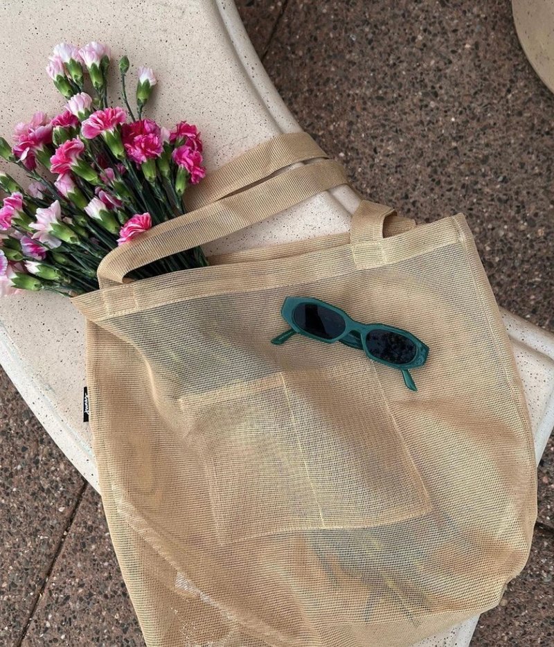 美國Junes tote bag/US Made/隨身袋/環保袋/網袋 - 側背包/斜背包 - 環保材質 多色