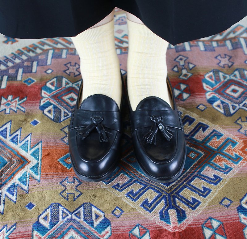 Back to Green-Diego Bellini Fringe Loafers / Brand New Stock Vintage shoes - อื่นๆ - หนังแท้ 