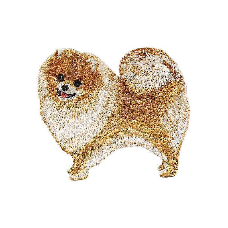 Emjour Dog Series Embroidered Pressing Sticker-Hiromi - Other - Thread Orange