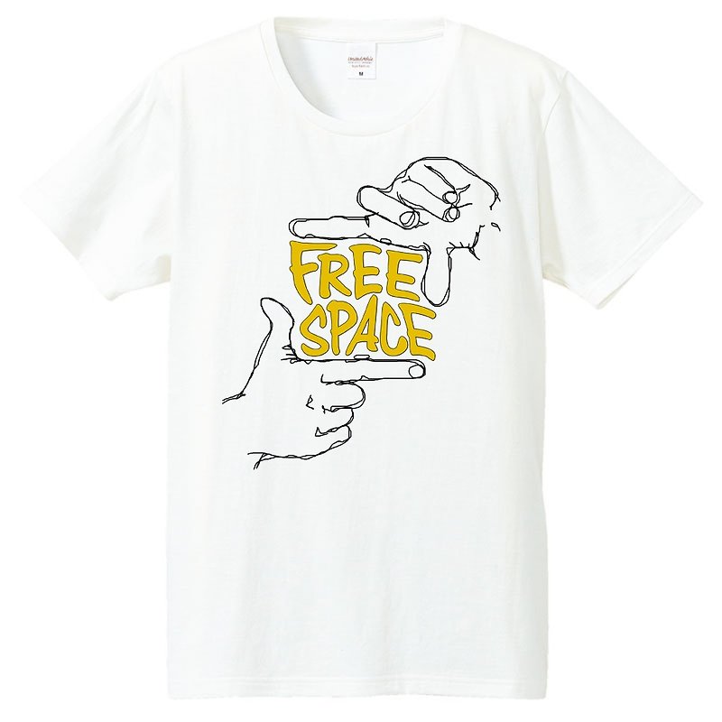 Tシャツ /  Space Shuttle - 男 T 恤 - 棉．麻 白色