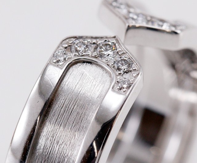 Cartier　カルティエ　リング　C2　９　WG　ダイヤ 日本直送】カルティエ CARTIER C2 9号 リング・指輪 K18WG