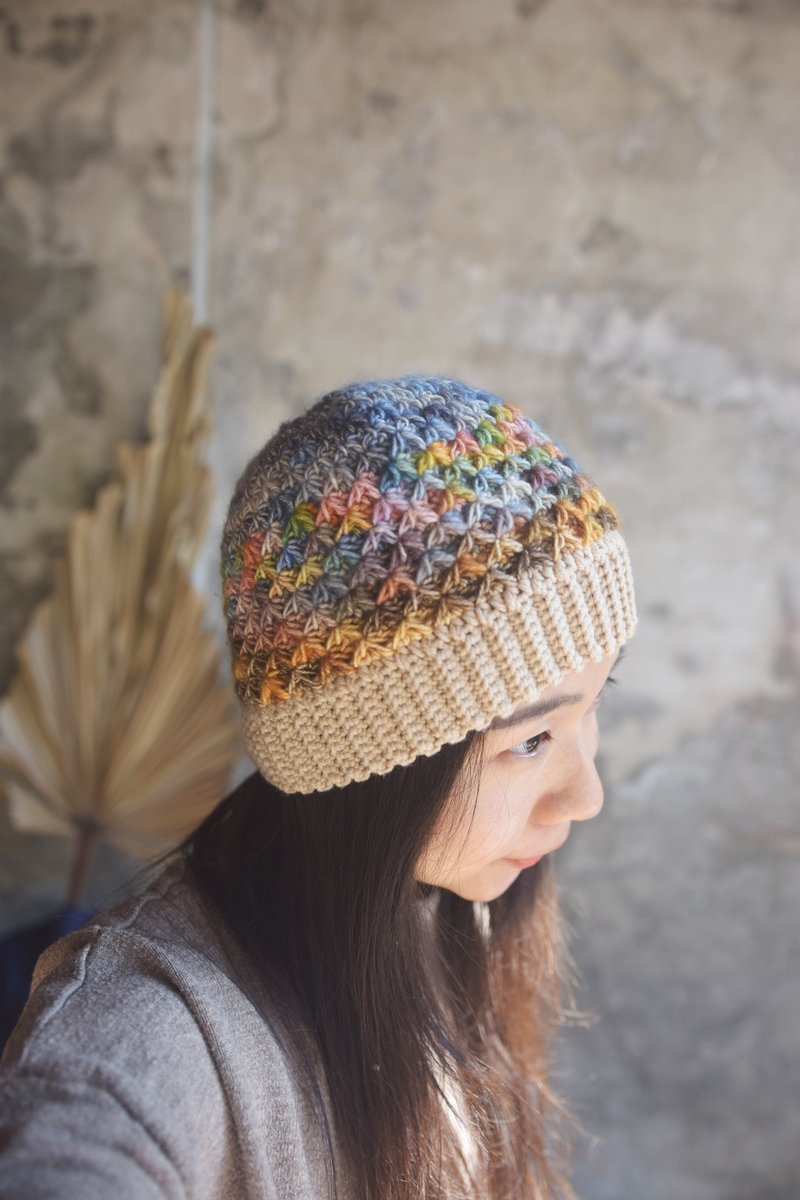 Handmade Knitted hat • Colorful | Crochet | available for customization - หมวก - วัสดุอื่นๆ หลากหลายสี