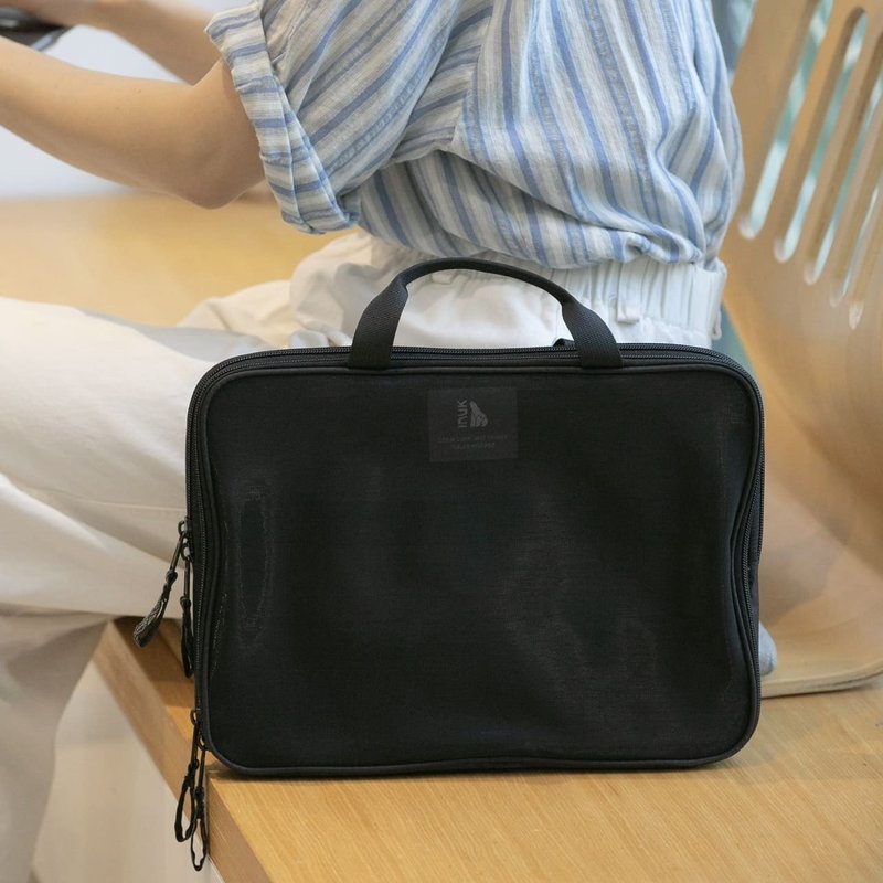 Environmentally friendly color palette series | 13-inch 14-inch black | Laptop storage bag - กระเป๋าแล็ปท็อป - วัสดุอีโค 