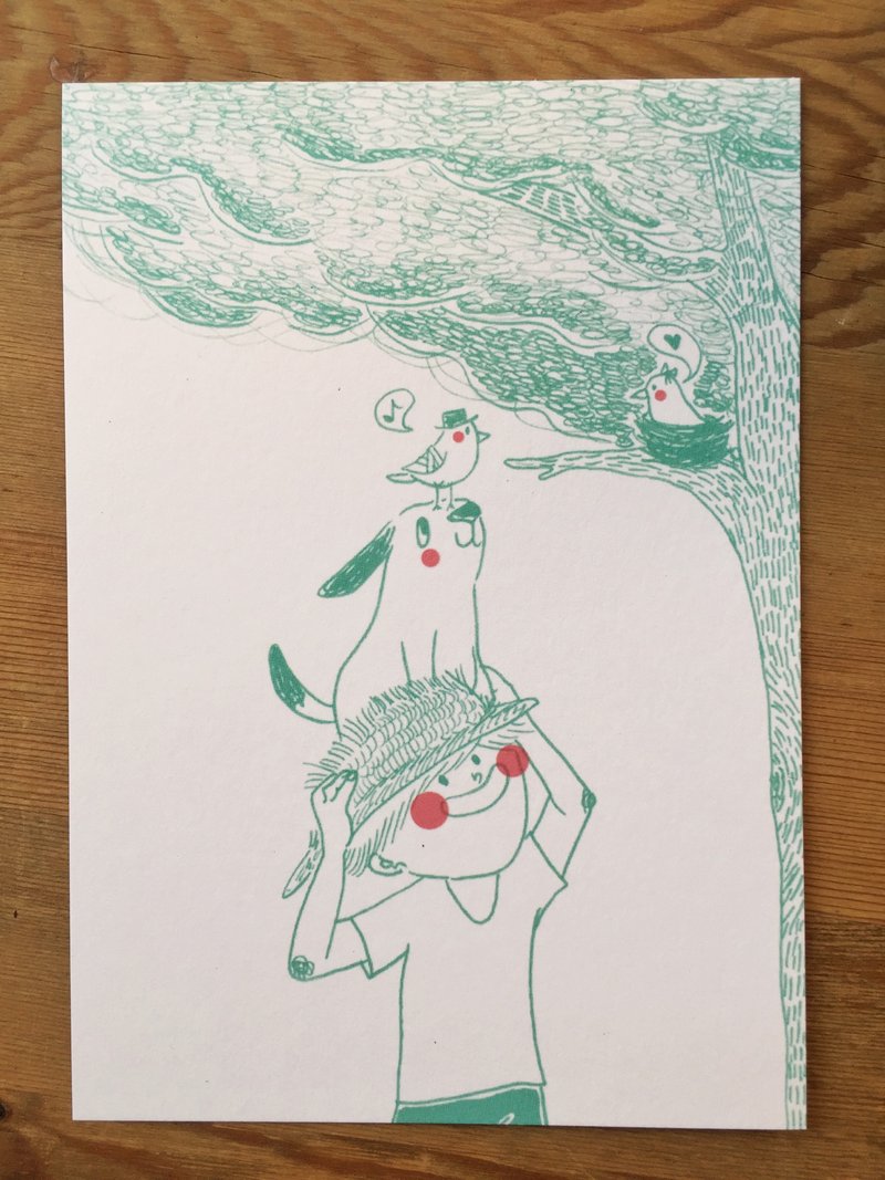 明信片 分享高度 /刺蝟小孩-分享系列 - 卡片/明信片 - 紙 