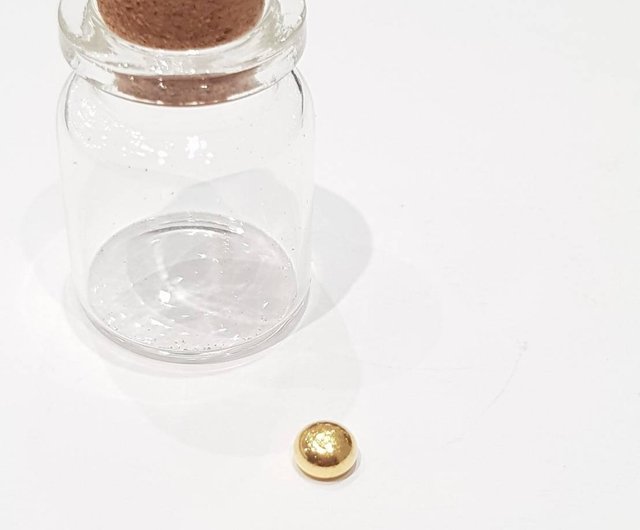 ミニ 金元宝 999.9純金製 (1g) 金 純金 ゴールド ガラス瓶付き 114108-18-