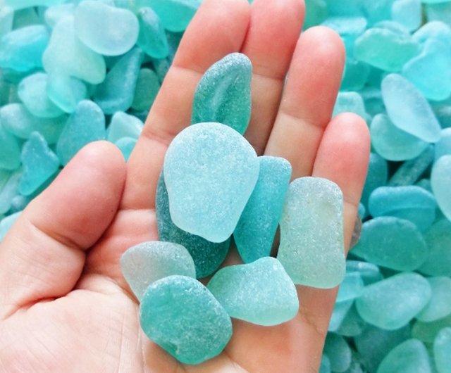 Sea glass deals beads bulk