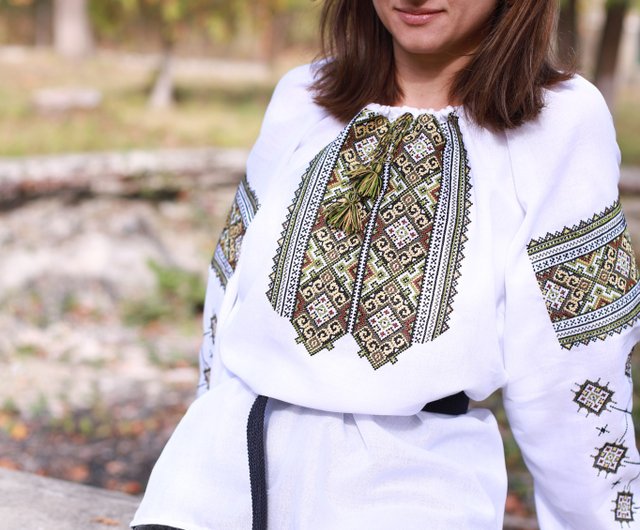 Vyshivanka - Embroidered women's blouse. Ethnic Women's Shirt