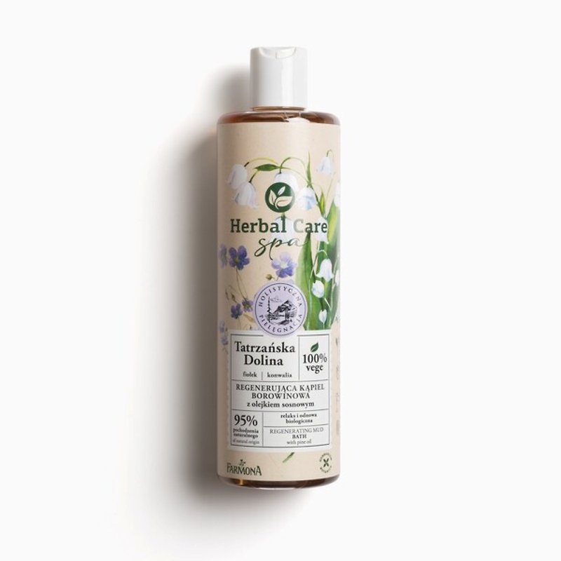 [Body Bath] Herbal Care Lily of the Valley/Violet Fragrant Flower Extract Shower Gel - Body Wash - Other Materials Purple