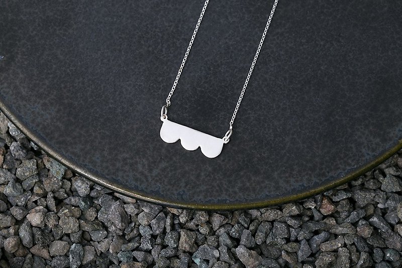 Misstache N.3 925 Silver Necklace - Chokers - Sterling Silver White