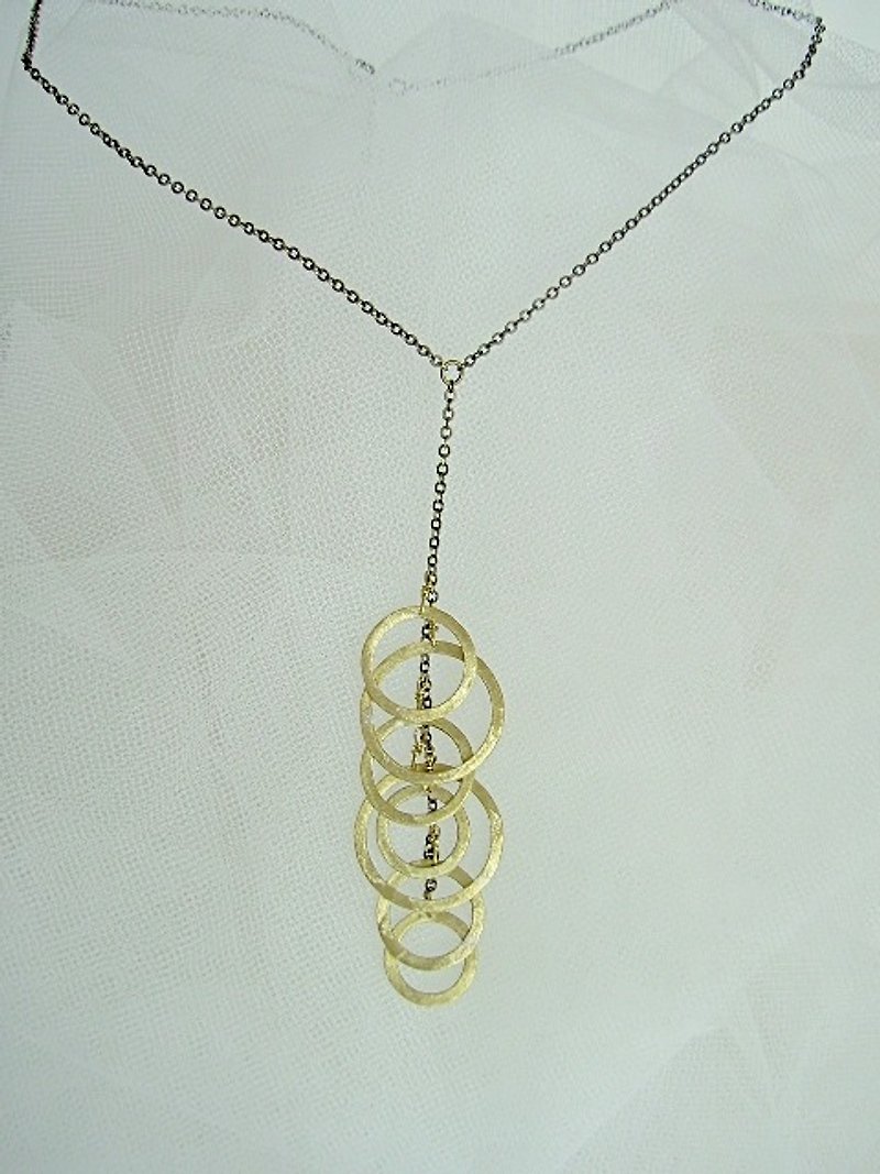 Round necklace - สร้อยคอ - โลหะ สีทอง