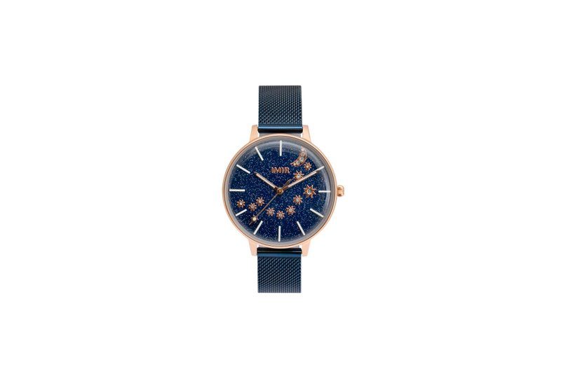 IMIR Serenade | Star Blue Rose Gold Case - Women's Watches - Stainless Steel 