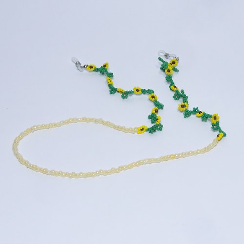 a-piece-of-love charming sunflower mask string / glasses string *inform in note*