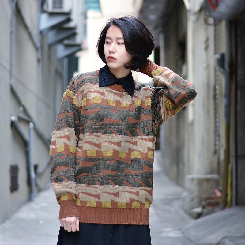 Beware of waves | vintage sweaters - Women's Sweaters - Other Materials 